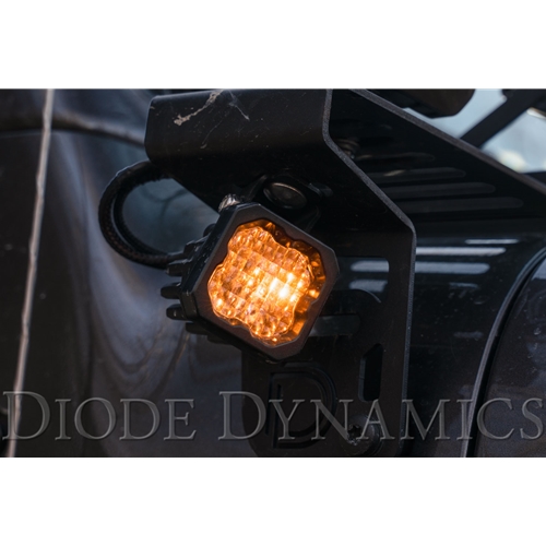 Diode Dynamics Stage Series C1 LED Pod Pro White Wide Standard ABL Pair 