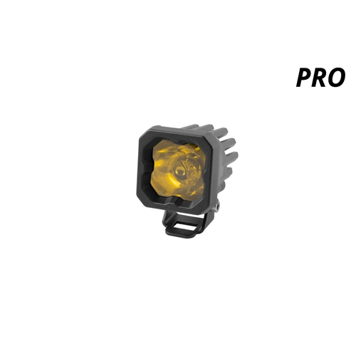 Diode Dynamics Stage Series C1 LED Pod Pro Yellow Wide Standard ABL Each 