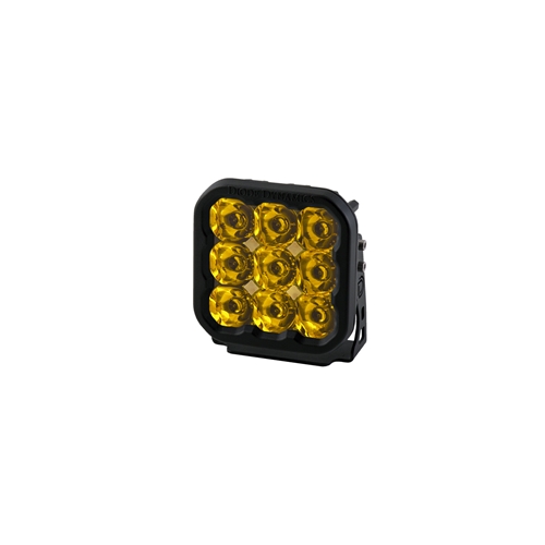 Diode Dynamics SS5 LED Pod Sport Yellow Spot Single 