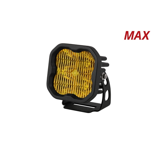 Diode Dynamics SS3 LED Pod Max Yellow SAE Fog Standard Single 