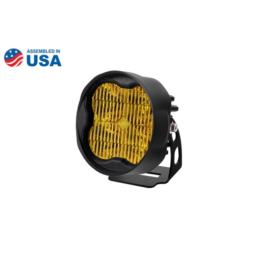 Diode Dynamics SS3 LED Pod Max Yellow SAE Fog Angled RH Single 