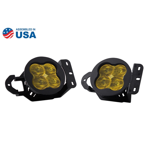 Diode Dynamics SS3 Type MS LED Fog Light Kit Sport Yellow SAE Fog