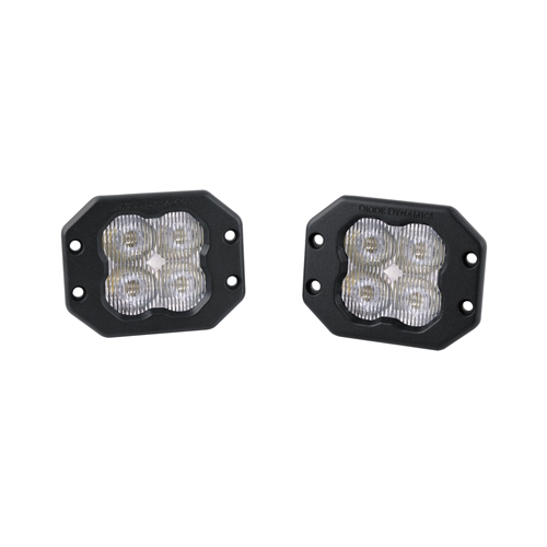 Diode Dynamics SS3 Sport WBL White SAE Fog Flush Pair 