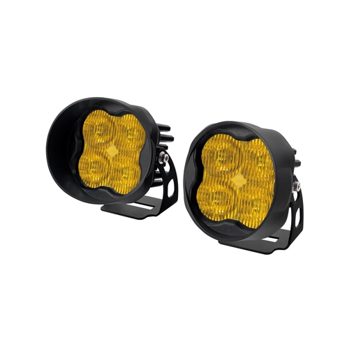 Diode Dynamics SS3 Sport ABL Yellow SAE Fog AngLED Pair 