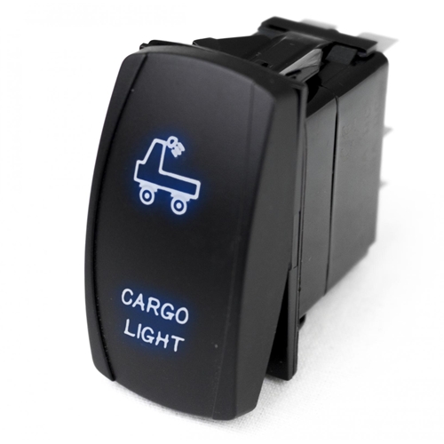 Race Sport Lighting LED Rocker Switch w/ Blue LED Radiance Cargo Light 