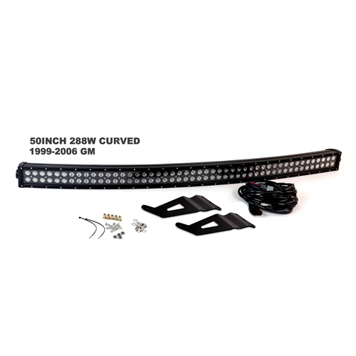 Race Sport Lighting Complete LED Light Bar Kit 99-06 Chevy and GMC 50 Inch 