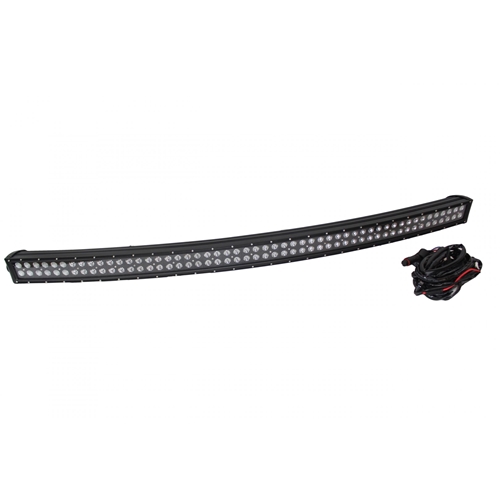 Race Sport Lighting Blacked Out Series 54 Inch Wrap Around Series Dual Row Curved Light Bar Fits RS Brackets 