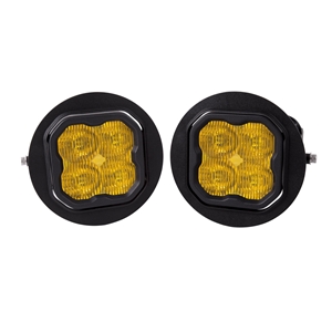 Diode Dynamics SS3 Fog Light Kit - SS3 Max Yellow SAE w/ Backlight for 2008-2010 Dodge Viper