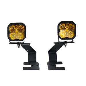 Diode Dynamics SSC2/SS3 Backlit Ditch Light Kit - SS3 Pro Yellow Combo Kit for 2015-2021 GMC Canyon