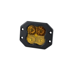 Diode Dynamics SS3 Universal Pod Lights - Sport ABL Yellow Combo Flush Single