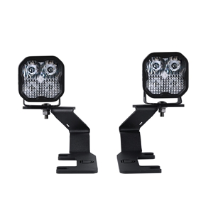 Diode Dynamics SSC2/SS3 Backlit Ditch Light Kit - SS3 Pro White Combo Kit for 2015-2021 GMC Canyon