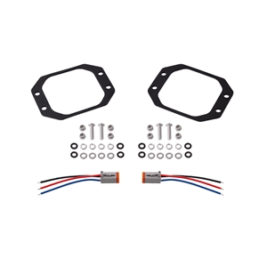 Diode Dynamics SS3 Mounting Kit - SS3 Backlit Flush Mounting Kit Pair