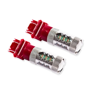 Diode Dynamics 3157 Tail Light Bulbs - XP80 LED Red Bulbs Pair  DD0059P-TL