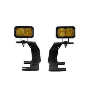 Diode Dynamics SSC2/SS3 Backlit Ditch Light Kit - SSC2 Pro Yellow Combo Kit for 2014-2019 Chevrolet Silverado 1500