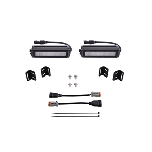 Diode Dynamics SS6 Fog Light Kit - SS6 Fog Light White Wide for 2022-2024 Toyota Tundra