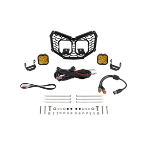 Diode Dynamics SS3 LED Grille Kit - SS3 LED Grille Kit for 2017-2025 Can-Am Maverick X3 Sport Yellow Fog