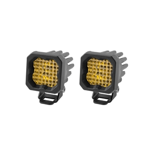 Diode Dynamics SSC1/SSC2 Universal Pod Lights - SSC1 Pro Yellow Wide Standard ABL Pair