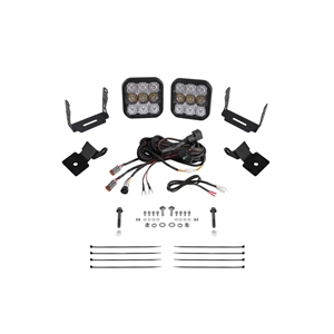 Diode Dynamics Powersports SS3/SS5 Ditch Light Kit - Ditch Light Kit for 2014-2018 Polaris RZR XP SS5 Sport Cool White Combo