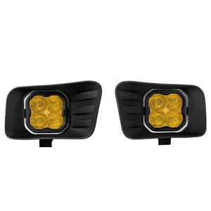 Diode Dynamics SS3 Fog Light Kit - SS3 Max Yellow SAE w/ Backlight for 2009-2012 RAM 1500