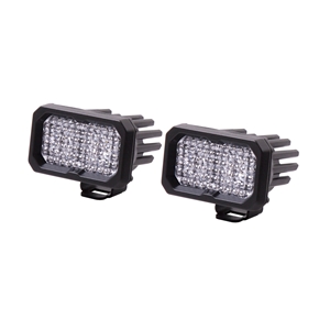 Diode Dynamics SSC1/SSC2 Universal Pod Lights - SSC2 Pro White Flood Standard RBL Pair