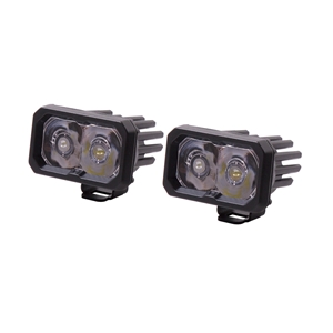 Diode Dynamics SSC1/SSC2 Universal Pod Lights - SSC2 Pro White Spot Standard ABL Pair