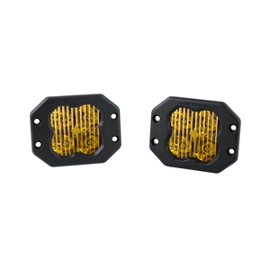 Diode Dynamics SS3 Universal Pod Lights - Sport ABL Yellow Driving Flush Pair