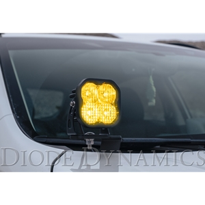 Diode Dynamics SS3 Universal Pod Lights - Max ABL Yellow Driving Standard Pair