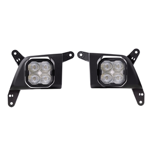 Diode Dynamics SS3 Fog Light Kit - SS3 Sport White SAE w/ Backlight for 2019-2021 Chevrolet Silverado 1500