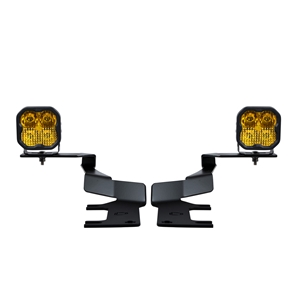 Diode Dynamics SSC2/SS3 Backlit Ditch Light Kit - SS3 Pro Yellow Combo Kit for 2017-2022 Ford Super Duty